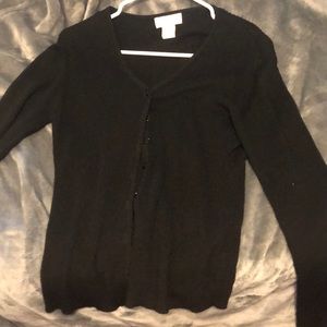 Black cardigan